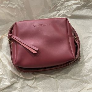 Portland Leather Guava Mini Mesa Crossbody (AP)